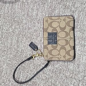 Coach C Signature wristlet